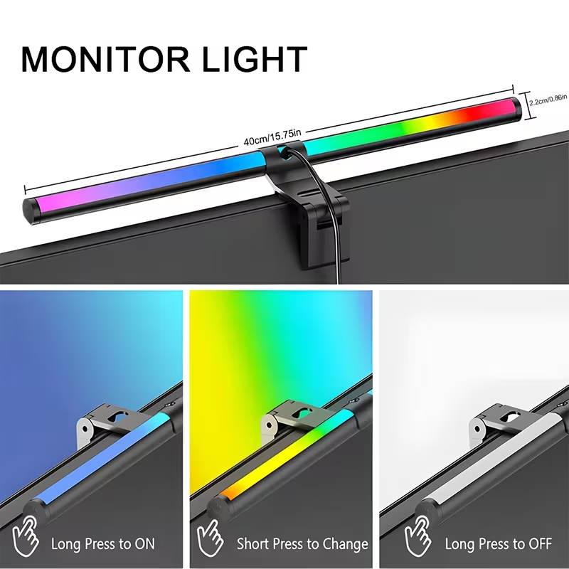 LED Monitor Light Bar With Rem - огляд і ціна Desk Setup Lamp