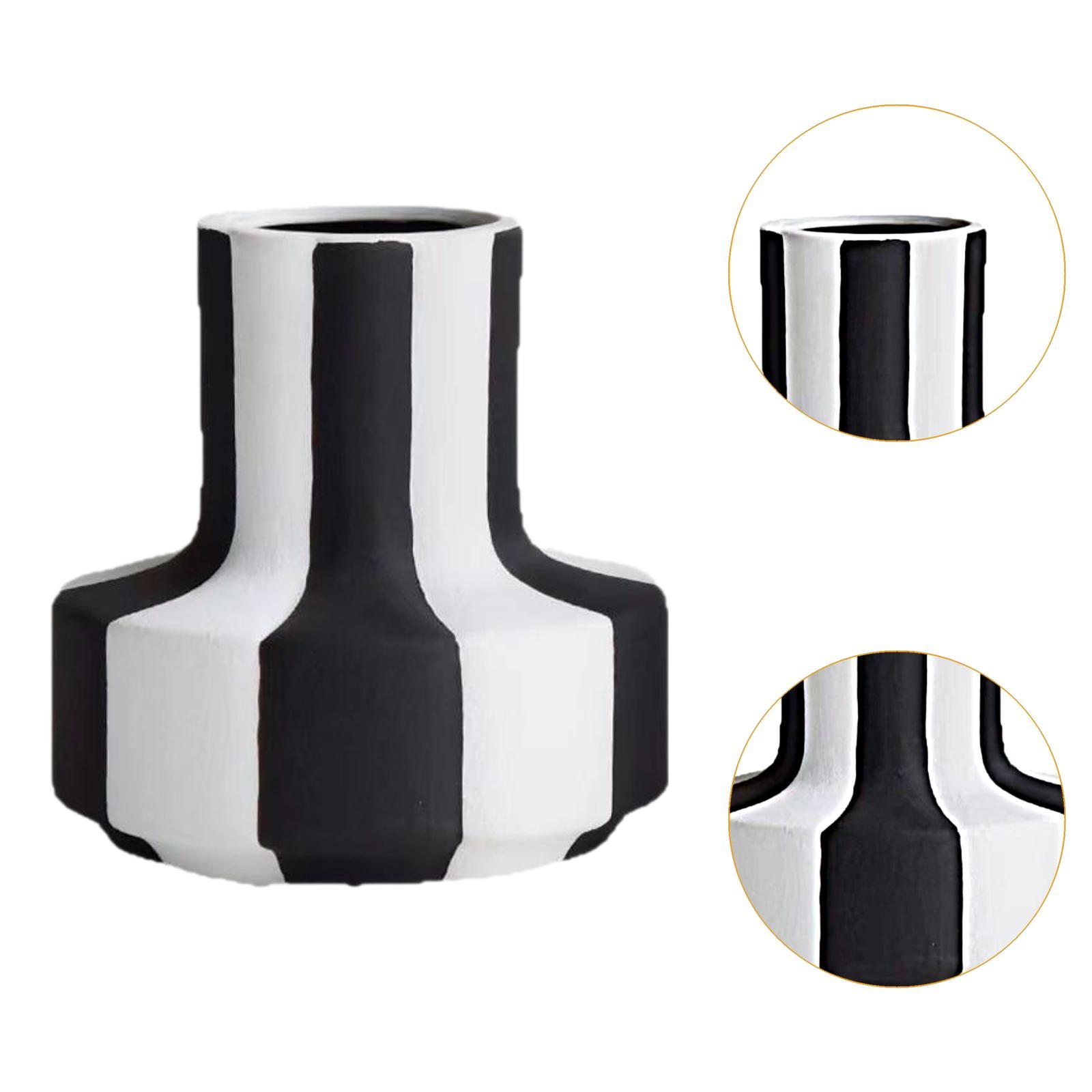 Elegant Black White Stripe Pla - огляд і ціна Desk Setup Minimalist