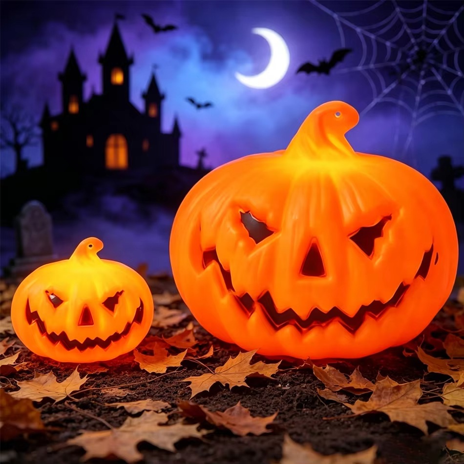 LED Pumpkin Lamp Warm Light Ja - огляд і ціна Desk Setup Lamp