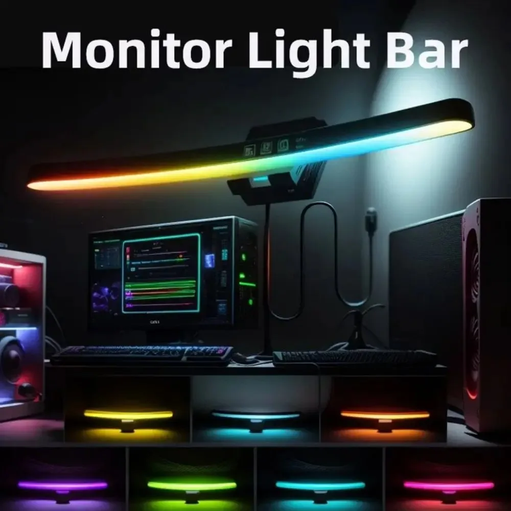 Computer Monitor Light Bar RGB - огляд і ціна Desk Setup Lamp